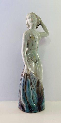 Jugendstil keramik figur - jugendstil,