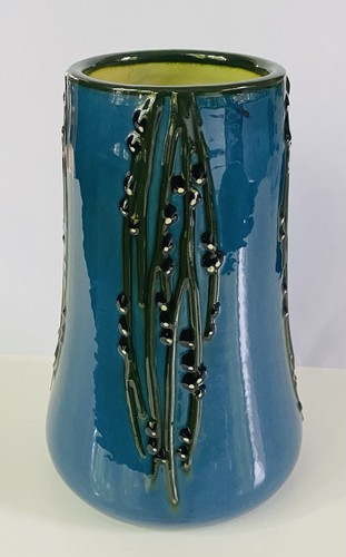 Jugendstil keramik vase - jugendstil,