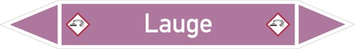 Rohrleitungskennzeichen lauge - rohrleitungskennzeichen, lauge-