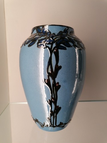 Jugendstil keramik vase mit - jugendstil,